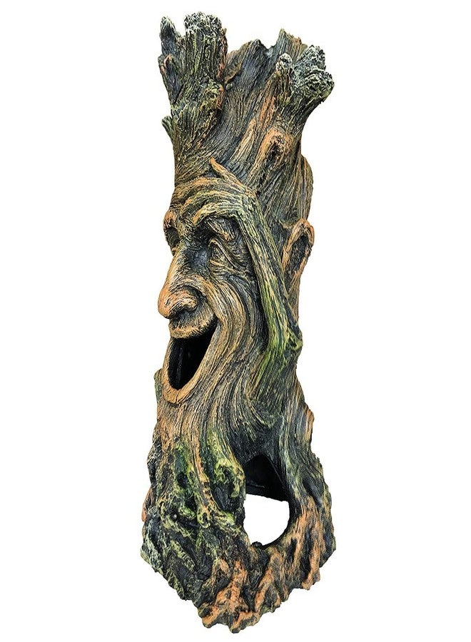SLOCME Fish Tank Tree Trunk Decorations - Lifelike Hollow Tree Wood Ornament Resin Figurine, Fish Can Swim Through The Trunk Hole - Image 4